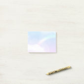 魔法のパステルクラウドと虹 ポストイット (デスク上)