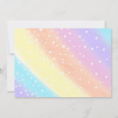 魔法のパステル招待状 招待状 (裏面)