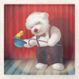 魔法のパフォーマンス ガラスコースター