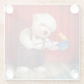 魔法のパフォーマンス ガラスコースター (裏面)