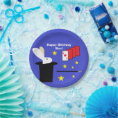 "魔法のパーティー"のパーソナライズな紙皿 ペーパープレート (パーティー)