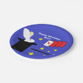 "魔法のパーティー"のパーソナライズな紙皿 ペーパープレート (アングル)