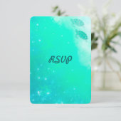 魔法のビーチまたはシー結婚サイド 出欠カード (スタンド正面)