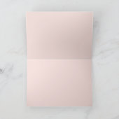 魔法のピンクのお城 キングダム バースデー サンキューカード (内部)