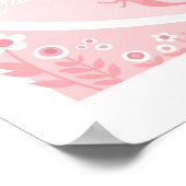 魔法のピンクの世界地図 - 子供のアート ポスター (角)