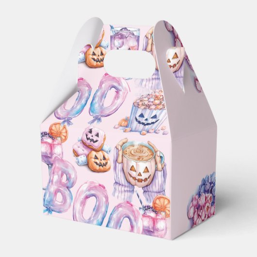 魔法のピンクパープルハロウィンナイトスリープバー フェイバーボックス (裏面サイド)