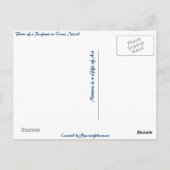 魔法のピーコック自然は絵はがき ポストカード (裏面)