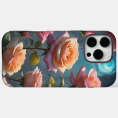 魔法のピーチピンクのバラ Case-Mate iPhoneケース (裏面 (横))