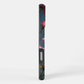 魔法のピーチピンクのバラ  iPhoneケース (右側面)