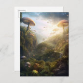 魔法のファンタジーの風景はがき ポストカード (正面/裏面)