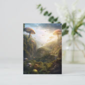 魔法のファンタジーの風景はがき ポストカード (スタンド正面)