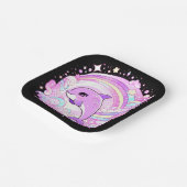 魔法のファンタジードルフィンベビーシャワー ペーパープレート (傾斜あり)