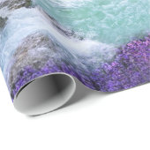 魔法のファンタジーユニコーンドラゴンランドスケープ ラッピングペーパー (ロールコーナー)