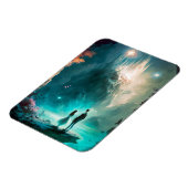 魔法のファンタジーランドスケープアートマグネット マグネット (左側)