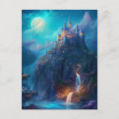 魔法のファンタジー城はがき ポストカード (正面)