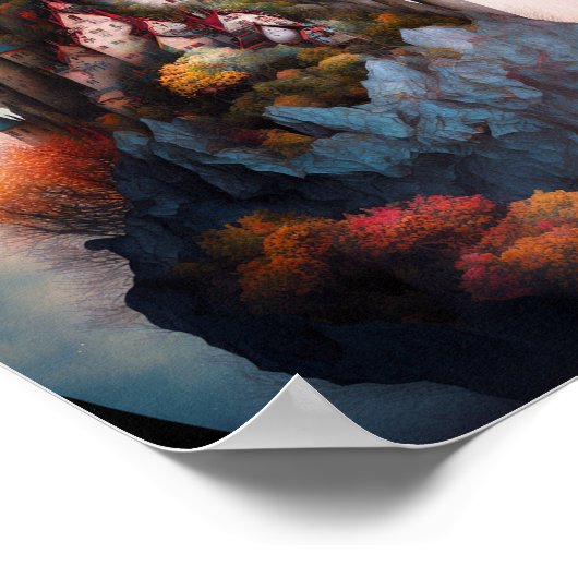 魔法のファンタジー城ポスター ポスター (角)