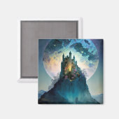 魔法のファンタジー城磁石 マグネット (正面/裏面)