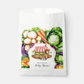 魔法のファーマーズマーケットベビーシャワー フェイバーバッグ (正面)