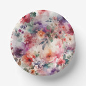 魔法のフェアリーコアフローラ水の色の誕生日パーティー ペーパーボウル (正面)