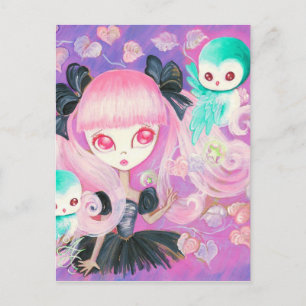 魔法のフクロウ ポストカード