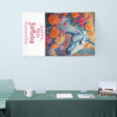 魔法のフローラユニコーンバナー 横断幕 (トレードショー)