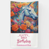 魔法のフローラユニコーンバナー 横断幕 (縦)