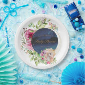 魔法のフローラユニコーン赤ちゃんシャワー ペーパープレート (パーティー)