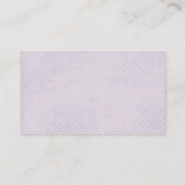 魔法のフローラ妖精プリンセスの赤ちゃんシャワーブック エンクロージャーカード (裏面)