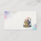 魔法のフローラ妖精プリンセスベビーシャワーオムツr エンクロージャーカード (裏面)