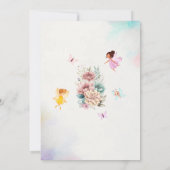 魔法のフローラ妖精プリンセス4ワット 招待状 (裏面)