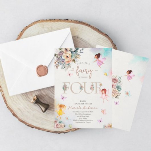 魔法のフローラ妖精プリンセス4ワット 招待状