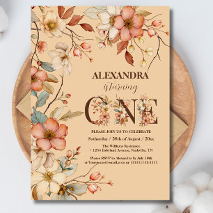 魔法のフローラ1st誕生日パーティー 招待状