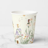 魔法のフローラ |誕生日パーティー 紙コップ (裏面)