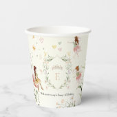 魔法のフローラ |誕生日パーティー 紙コップ (正面)