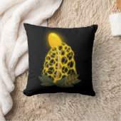 魔法のブライダルヴェイルスパークリイエローキノコ クッション (ブランケット)