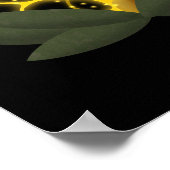 魔法のブライダルヴェイルスパークリイエローキノコ ポスター (角)