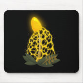 魔法のブライダルヴェイルスパークリイエローキノコ マウスパッド (正面)