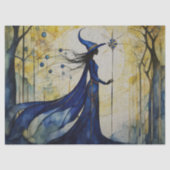 魔法のブルーウーマンデコペティッシュペーパー 薄葉紙 (正面)