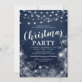 魔法のブルースノーフレーククリスマスパーティー 招待状 (正面)