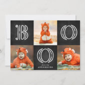 魔法のブー |ハロウィーンフォトカード シーズンカード (正面)