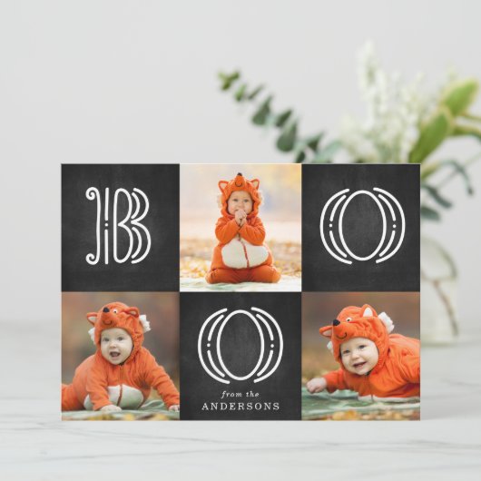 魔法のブー |ハロウィーンフォトカード シーズンカード (スタンド正面)