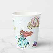 魔法のプリンセスおとぎ話パーティー紙カップ 紙コップ (裏面)