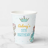 魔法のプリンセスおとぎ話パーティー紙カップ 紙コップ (左)