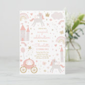 魔法のプリンセスドレスアップフェアユタリーバースデーパーティー 招待状 (スタンド正面)