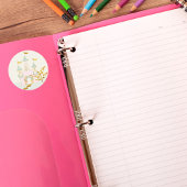 魔法のプリンセス城シール ラウンドシール