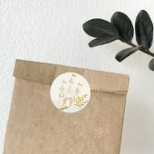 魔法のプリンセス城シール ラウンドシール