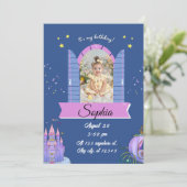 魔法のプリンセス城 誕生日パーティー招待状 (スタンド正面)