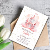 魔法のプリンセス誕生日パーティー招待状、プリンセス1歳 招待状