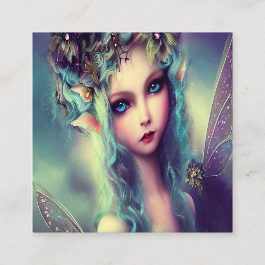 魔法のプリンセス スクエア名刺 (正面)