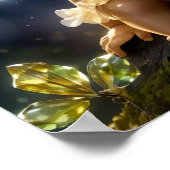 魔法のベビーアフリカ系アメリカ人の妖精の木 ポスター (角)